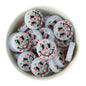 Christmas Happy Face Silicone Focal Beads from Cara & Co Craft Supply