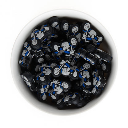 Classic Motorcycle Silicone Focal Beads