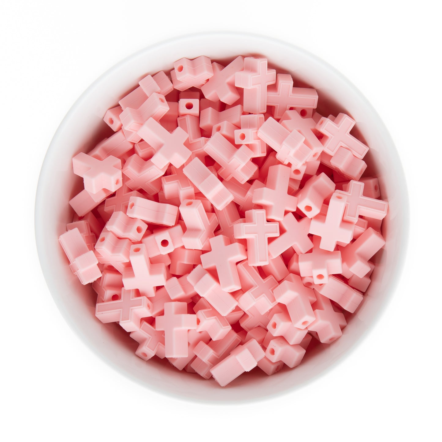 Cross Silicone Focal Beads