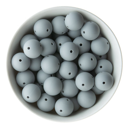 Double Hole Silicone Round Beads