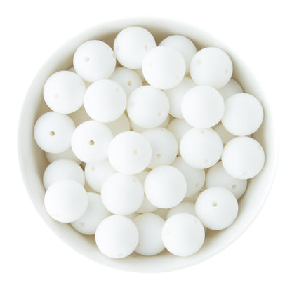 Double Hole Silicone Round Beads