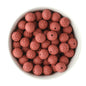 Embossed Silicone Round Beads