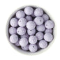 Embossed Silicone Round Beads