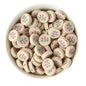 Floral Medallion Silicone Focal Beads