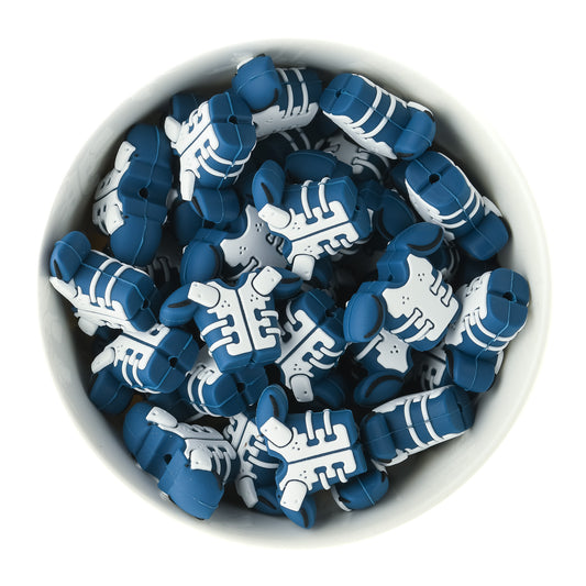 Silicone Focal Bead Football Gear for silicone crafting from Cara & Co Crafting Supplies