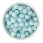 15mm Blue Frosted Silicone Round Beads for silicone crafting from Cara & Co Craft Supply