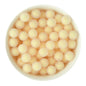 15mm Yellow Frosted Silicone Round Beads for silicone crafting from Cara & Co Craft Supply
