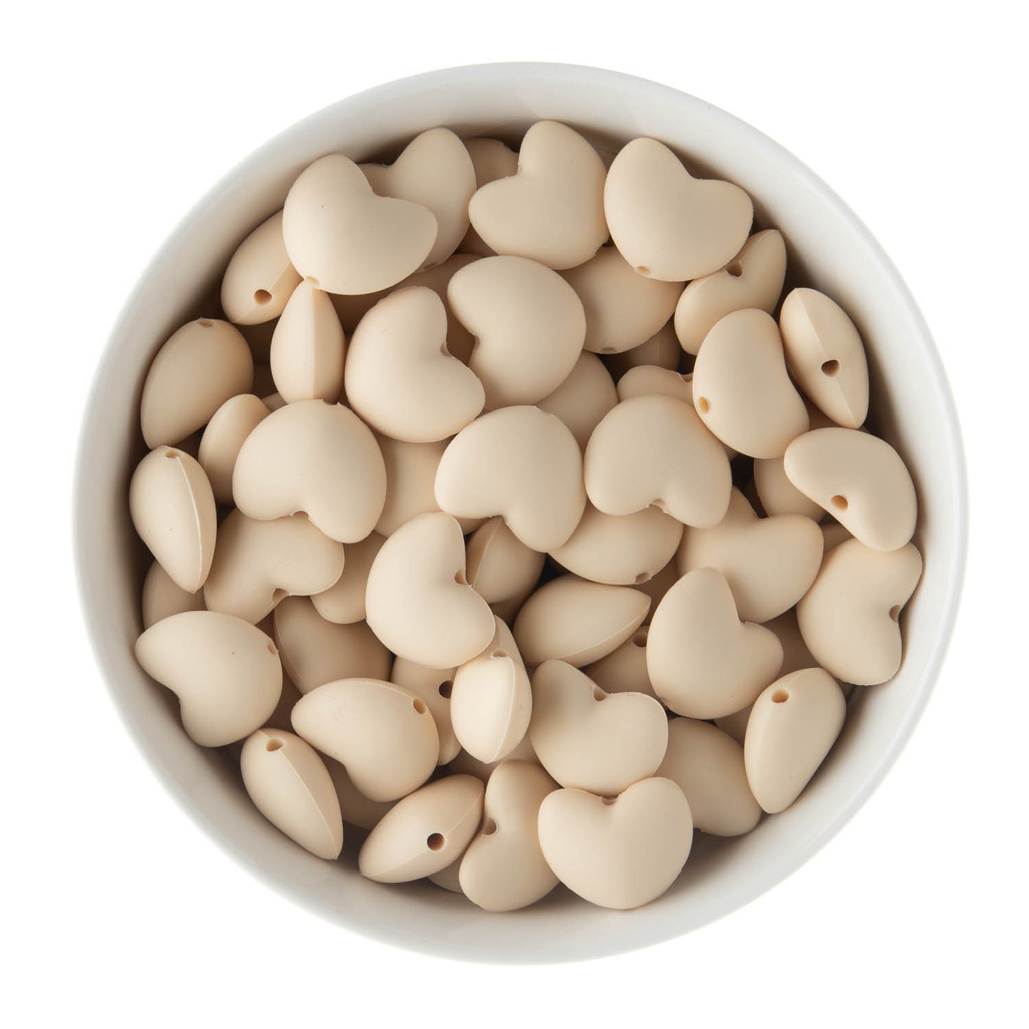 Heart Silicone Focal Beads