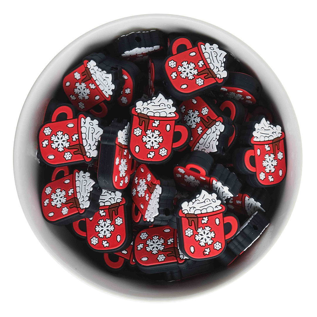 Silicone Focal Beads Hot Cocoa from Cara & Co Craft Supply