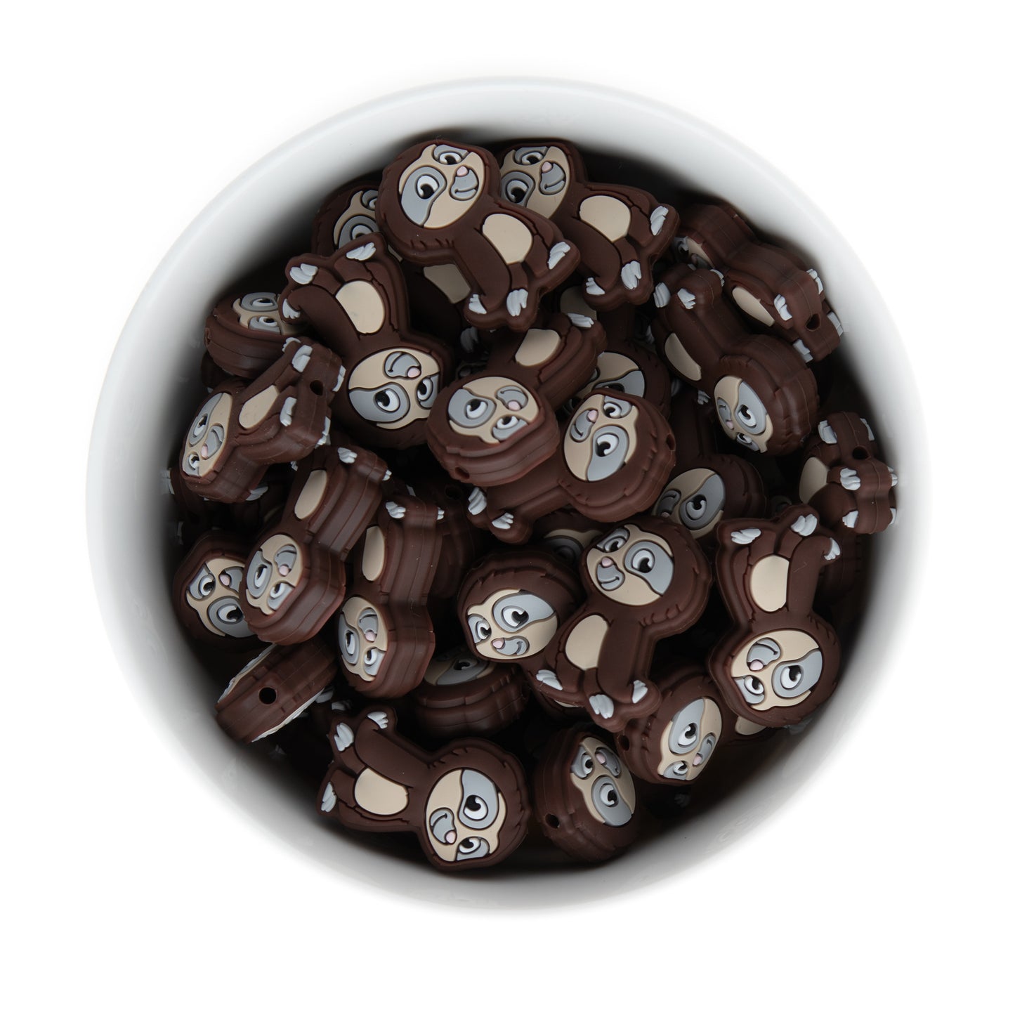 Sloth Silicone Focal Beads