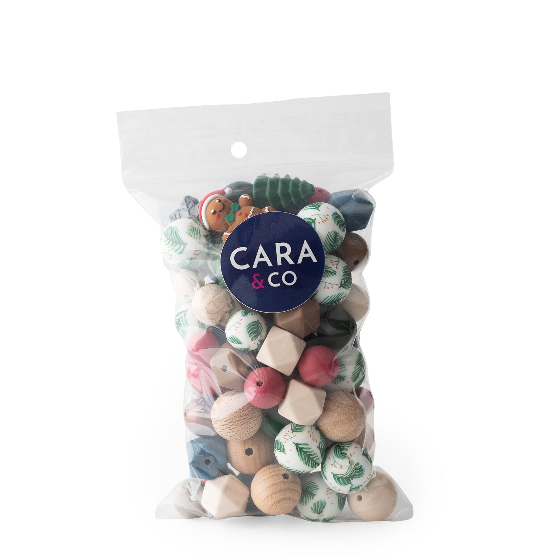 Winterberry Themed Silicone Bead Pack