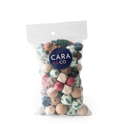 Winterberry Themed Silicone Bead Pack