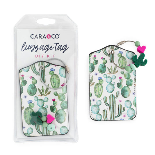 Luggage Tag DIY Kit Desert Cactus from Cara & Co Craft Supply