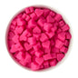 Silicone Focal Beads Mini Hearts Sassy Pink from Cara & Co Craft Supply