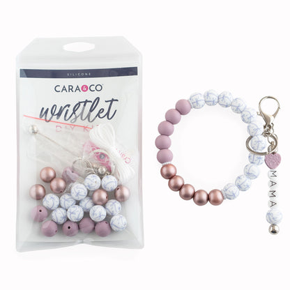 Mother's Day Wristlet DIY Kit for Silicone Crafting from Cara & Co Crafting Supply