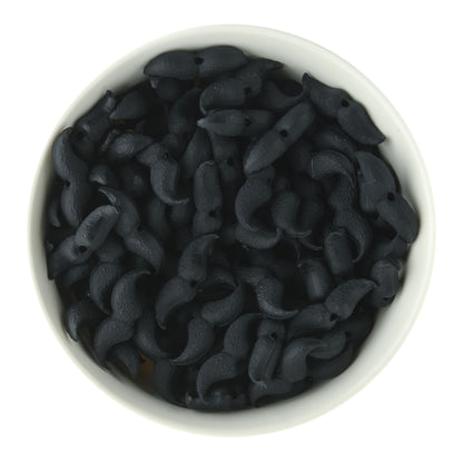 Mustache Silicone Focal Bead for Silicone bead crafting from Cara & Co