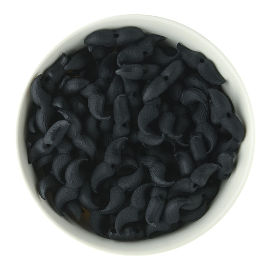 Mustache Silicone Focal Bead for Silicone bead crafting from Cara & Co