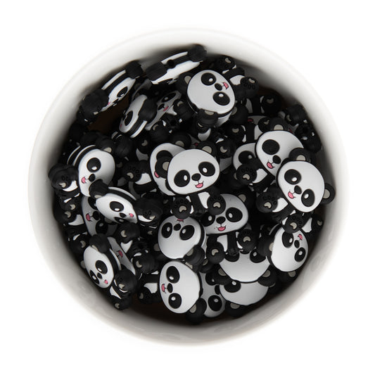 Panda Silicone Focal Beads