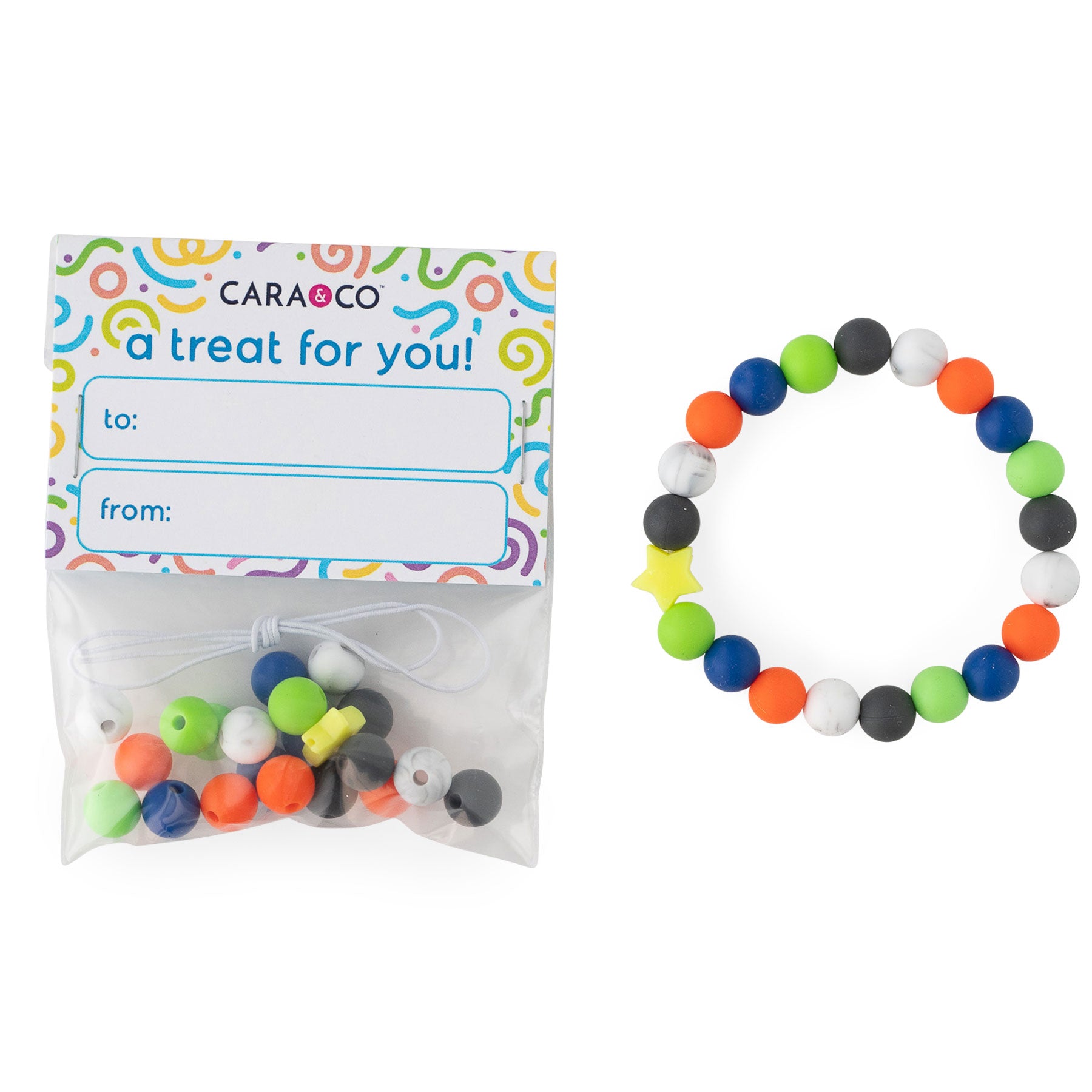 Reach for the Stars Party Favor DIY Kit made with silicone beads for crafting