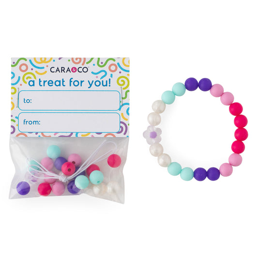 Berry Blossom Party Favor DIY Kits made with silicone beads for crafting