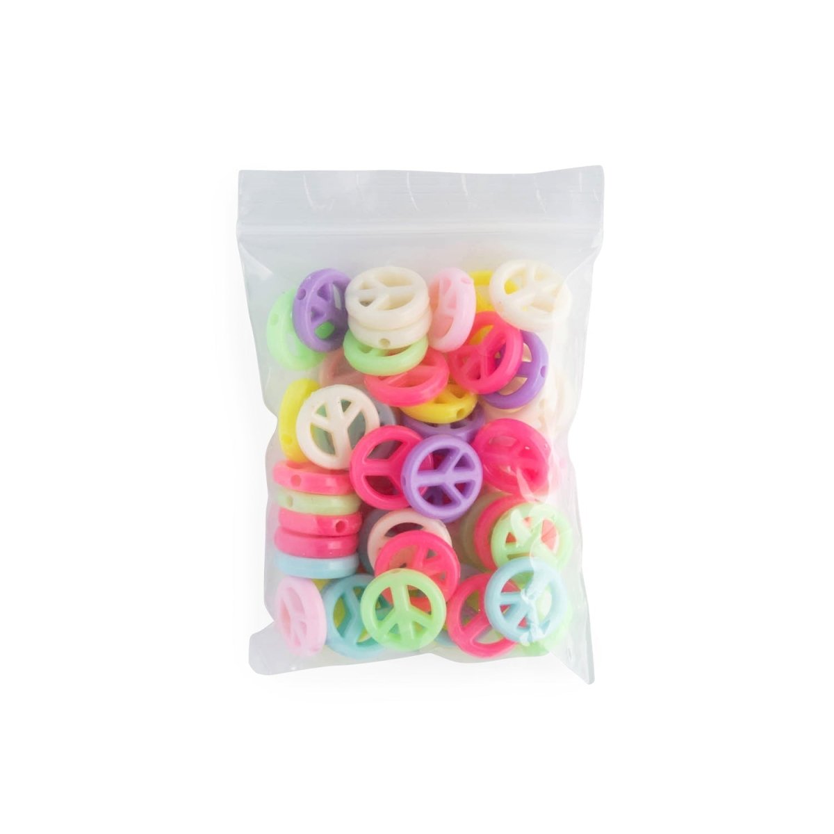 Peace Sign Accent Beads