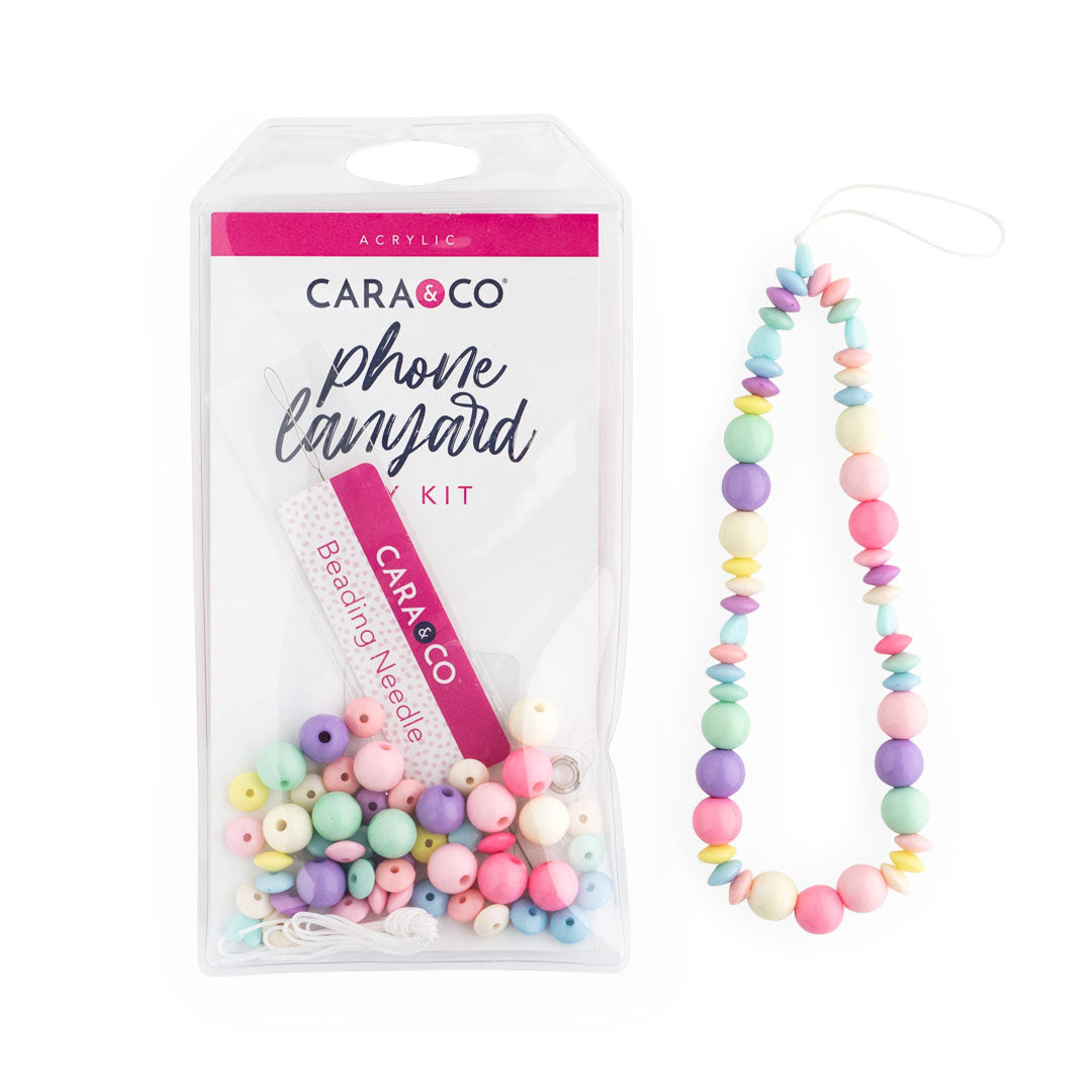 Candy Crush Phone Lanyard Acrylic Beads DIY Kit