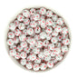 12mm Round Print Sweet Cherries Silicone Beads for crafting from Cara & Co Craft Supply