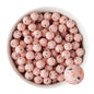 Printed Silicone Round Beads