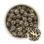 15mm Silicone Round Print Beads Leopard from Cara & Co Craft Supply
