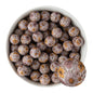15mm Silicone Round Print Beads Wildflower from Cara & Co Craft Supply
