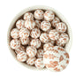 19mm Silicone Round Print Beads Heirloom from Cara & Co Craft Supply