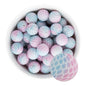 19mm Silicone Round Print Beads Ombre Mermaid from Cara & Co Craft Supply