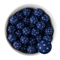 19mm Silicone Round Print Beads Stars from Cara & Co Craft Supply