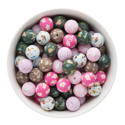 Silicone Print Beads Kids Exclusive from Cara & Co Craft Supply