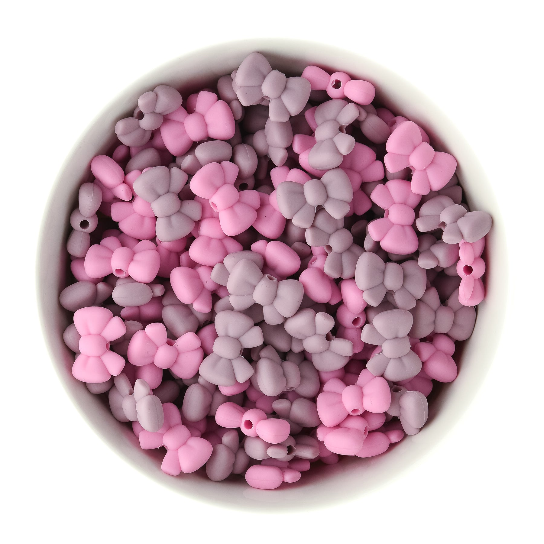 Puffy Bow Silicone Focal Beads for silicone bead crafting from Cara & Co Craft Supply