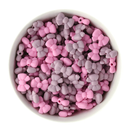Puffy Bow Silicone Focal Beads for silicone bead crafting from Cara & Co Craft Supply