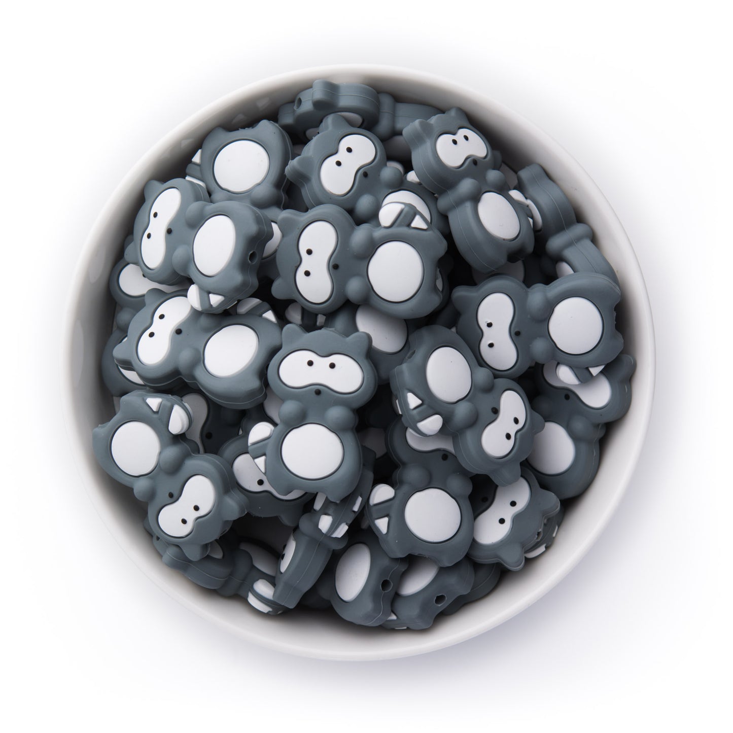 Racoon Silicone Focal Beads