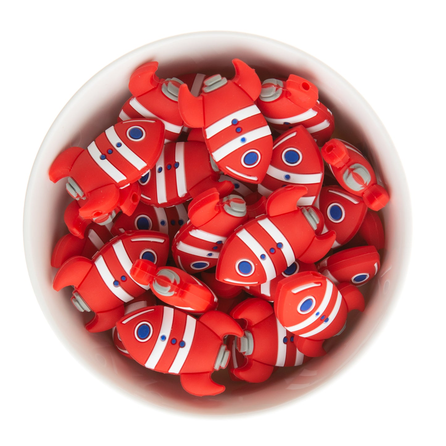 Rocket Silicone Focal Beads