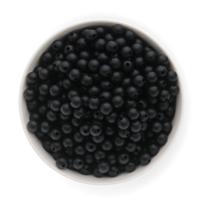 9mm Round Silicone Beads