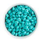 Silicone Shape Beads Saucers Turquoise from Cara & Co Craft Supply
