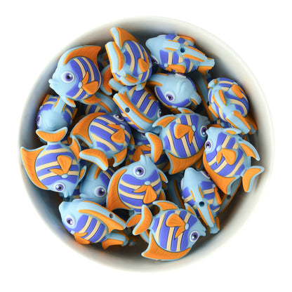 3D Fish Silicone Focal Bead for crafting from Cara & Co Craft Supply