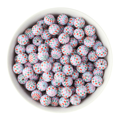 Winter Silicone Print Beads for silicone crafting