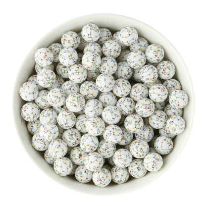 Winter Silicone Print Beads for silicone crafting