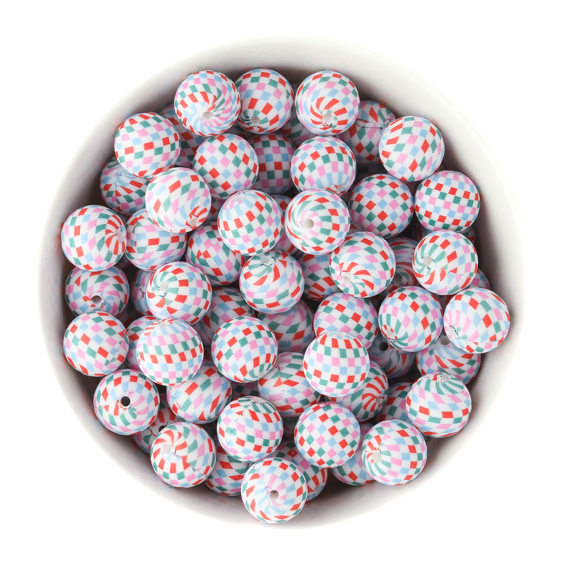 Winter Silicone Print Beads for silicone crafting
