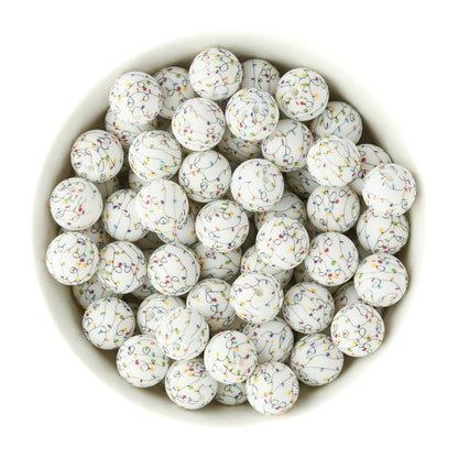 Winter Silicone Print Beads for silicone crafting