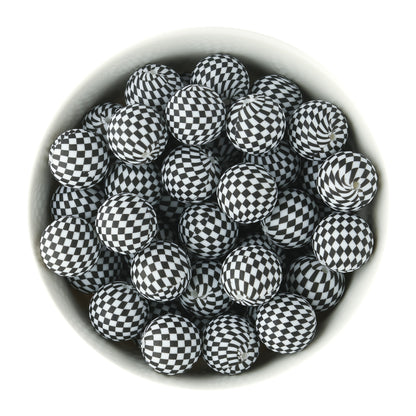 19mm Round Silicone Print Beads