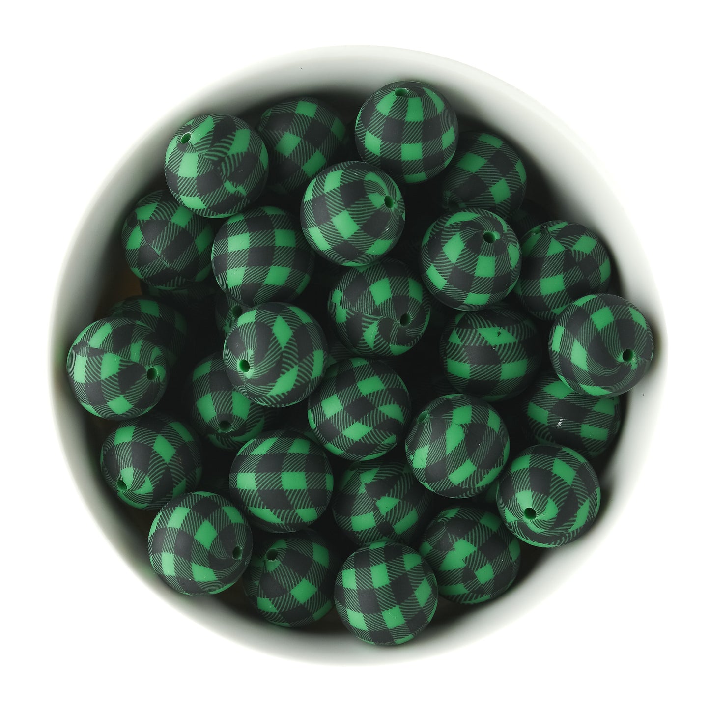 19mm Round Silicone Print Beads