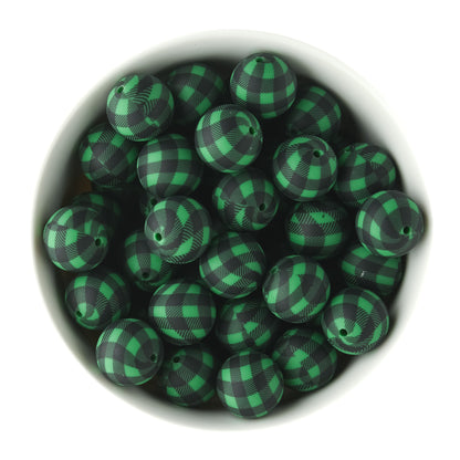 19mm Round Silicone Print Beads