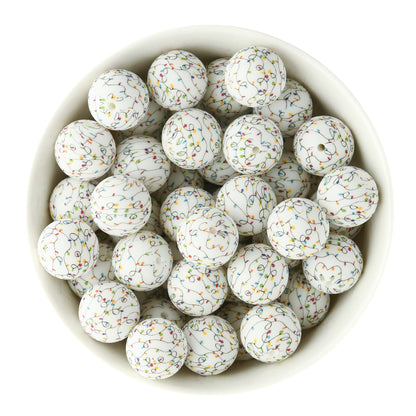 Winter Silicone Print Beads for silicone crafting