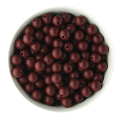 12mm Round Autumn Clay Fall Limited Edition Silicone Round Beads